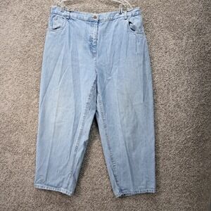 Mainstreet Blues Womens 22WP Light Wash Straight Leg High Rise Denim Jeans